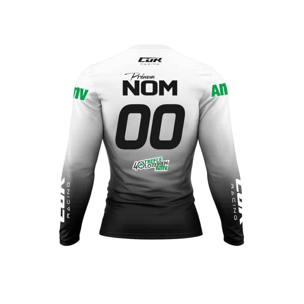 maillot dos cor trefle lozerien